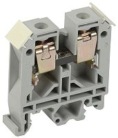 Зажим наборный IEK ЗНИ-6 L "фаза" 50А 6мм2 серый картинка 